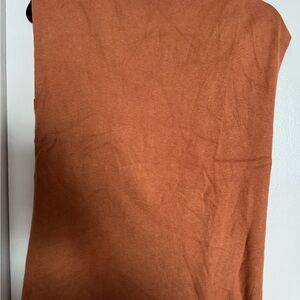 Ann Taylor Mock Neck Wide Shoulder Sweater Shell